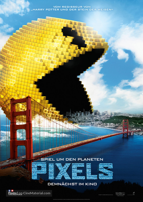 Pixels - German Movie Poster