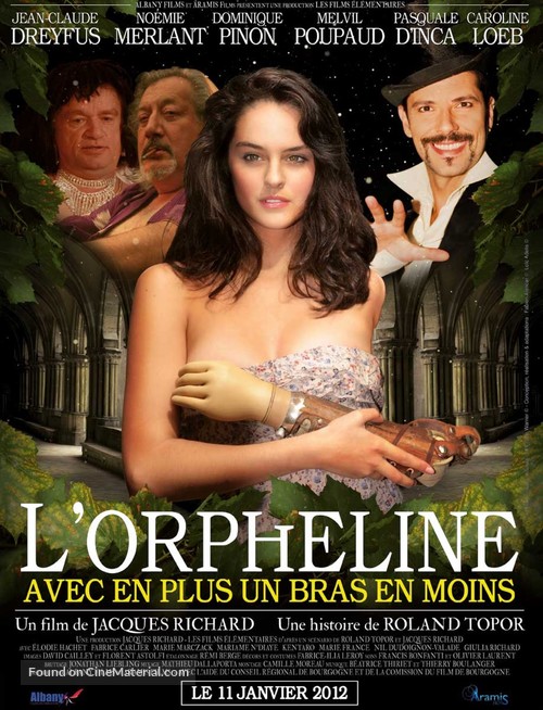 L&#039;orpheline avec en plus un bras en moins - French Movie Poster