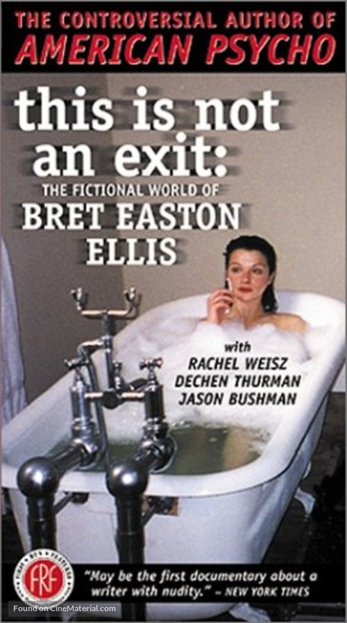 This Is Not an Exit: The Fictional World of Bret Easton Ellis - Movie Poster