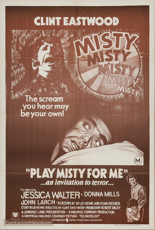 Play Misty For Me - Australian Movie Poster