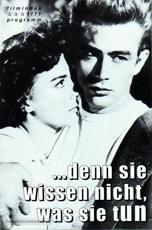 Rebel Without a Cause - Austrian poster