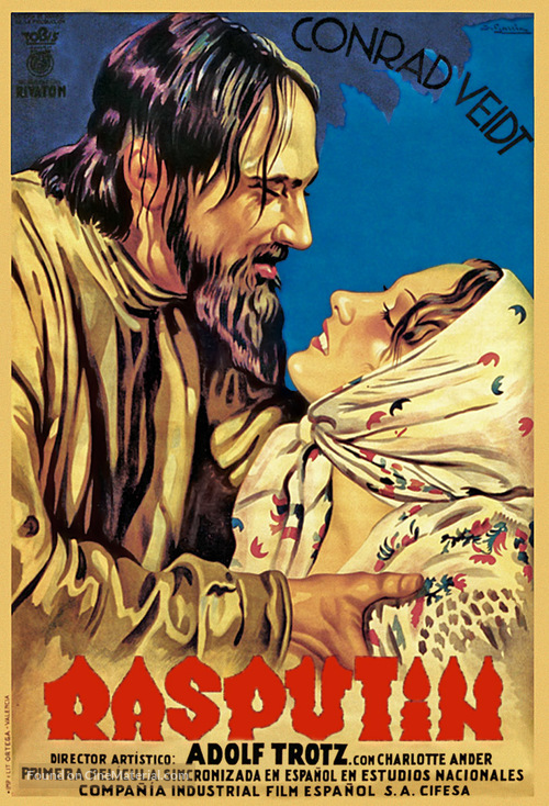 Rasputin, D&auml;mon der Frauen - German Movie Poster