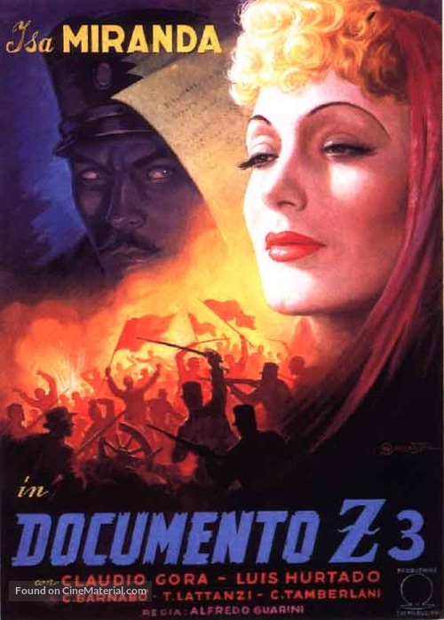 Documento Z-3 - Italian Movie Poster