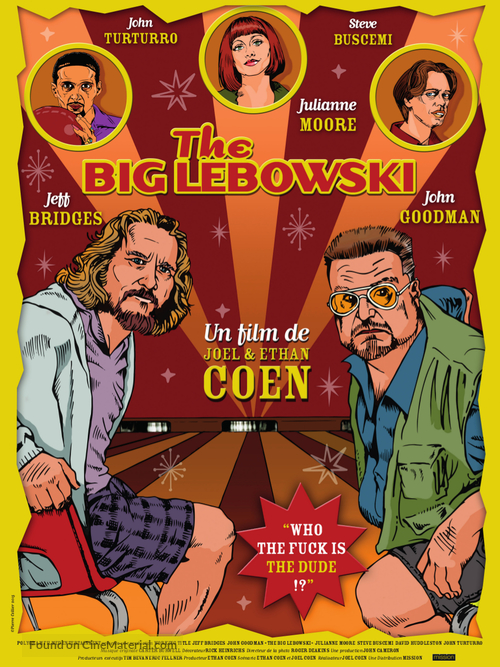 The Big Lebowski - French Re-release movie poster