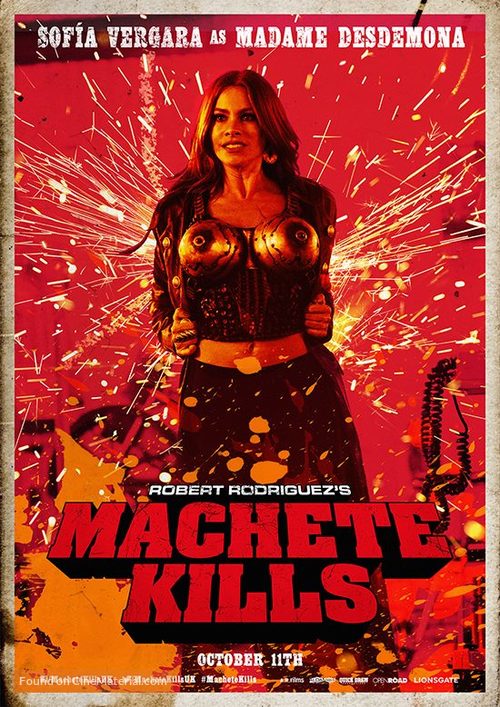 Machete Kills - British Movie Poster