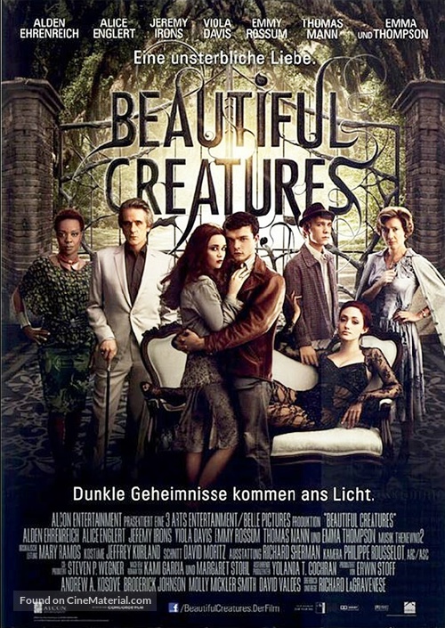 Beautiful Creatures - German Movie Poster