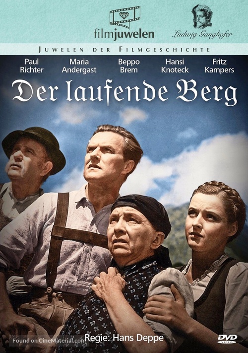 Der laufende Berg - German DVD movie cover