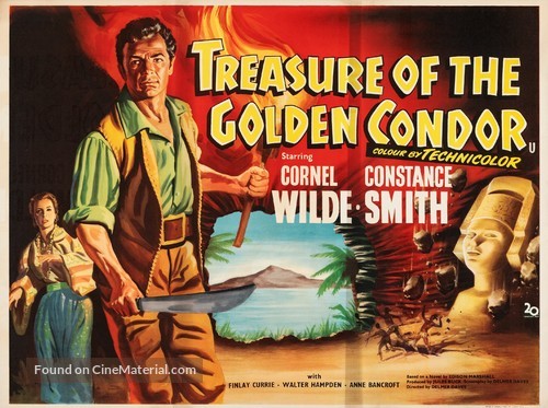 Treasure of the Golden Condor - British Movie Poster