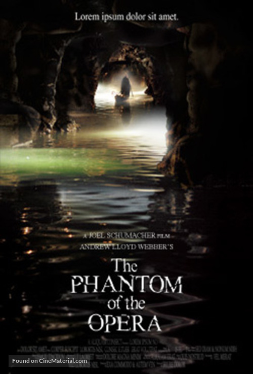The Phantom Of The Opera - Concept movie poster