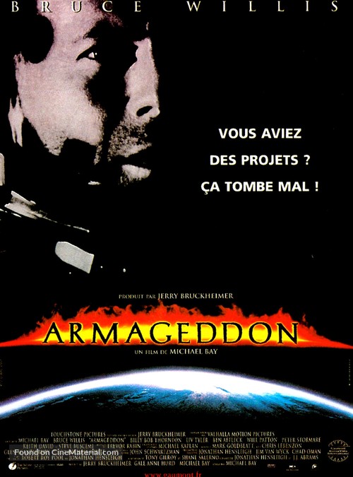 Armageddon - French Movie Poster