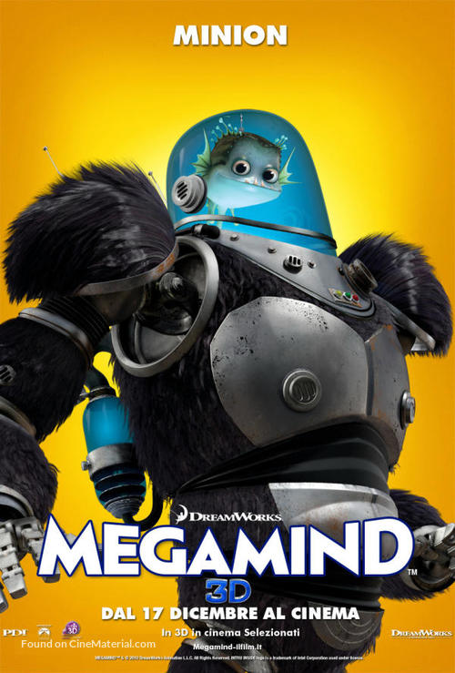 Megamind - Italian Movie Poster