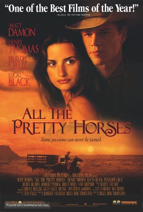 All the Pretty Horses - Movie Poster