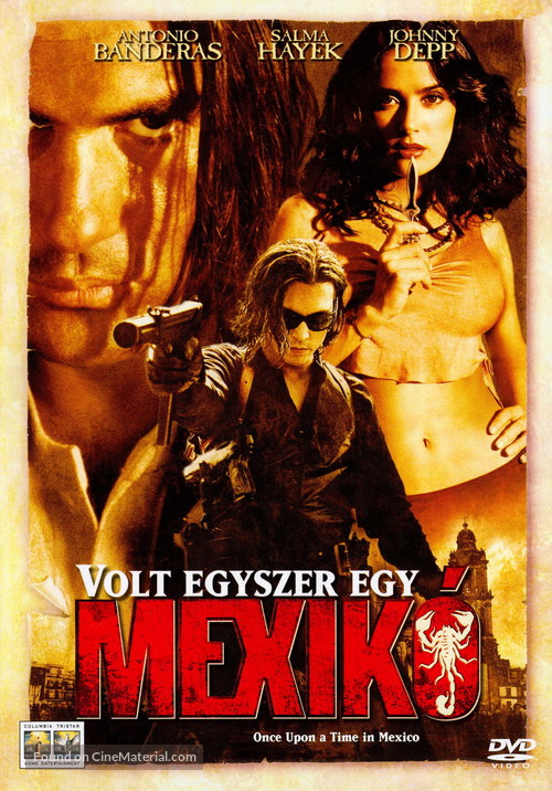 Once Upon A Time In Mexico - Hungarian DVD movie cover