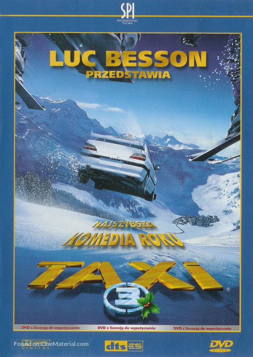 Taxi 3 - Polish DVD movie cover