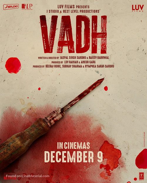 Vadh - Indian Movie Poster