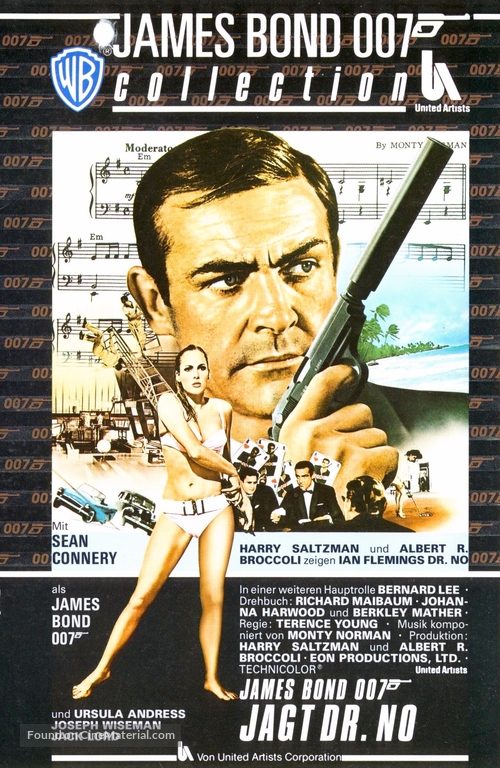 Dr. No - German VHS movie cover