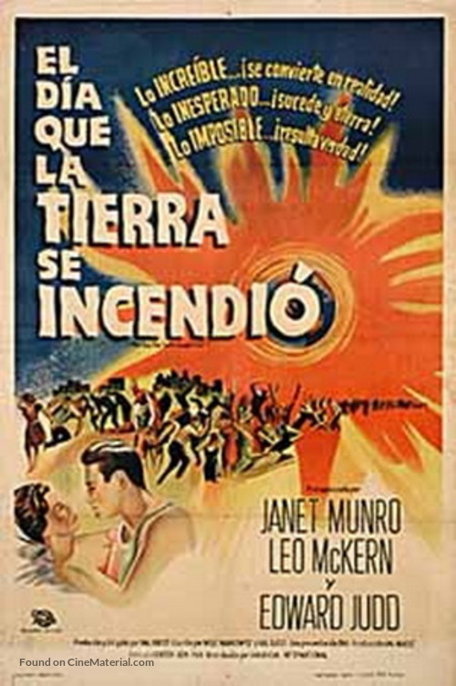 The Day the Earth Caught Fire - Argentinian Movie Poster