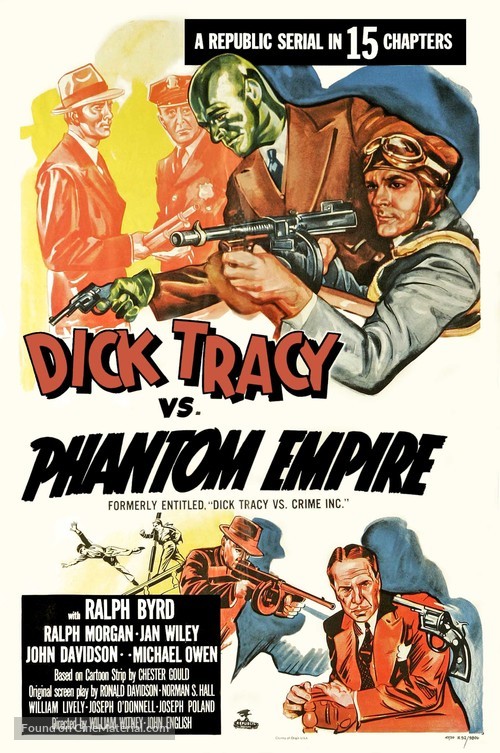 Dick Tracy vs. Crime Inc. - Re-release movie poster