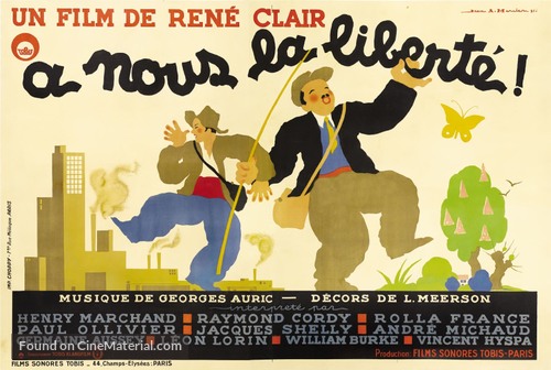 &Agrave; nous la libert&eacute; - French Movie Poster
