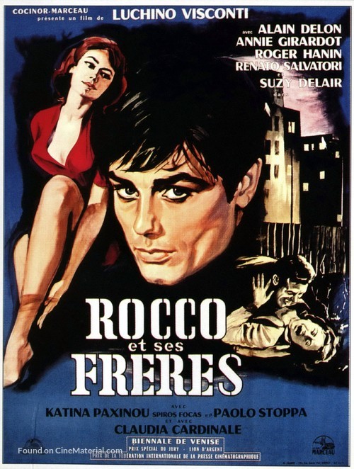 Rocco e i suoi fratelli - French Movie Poster