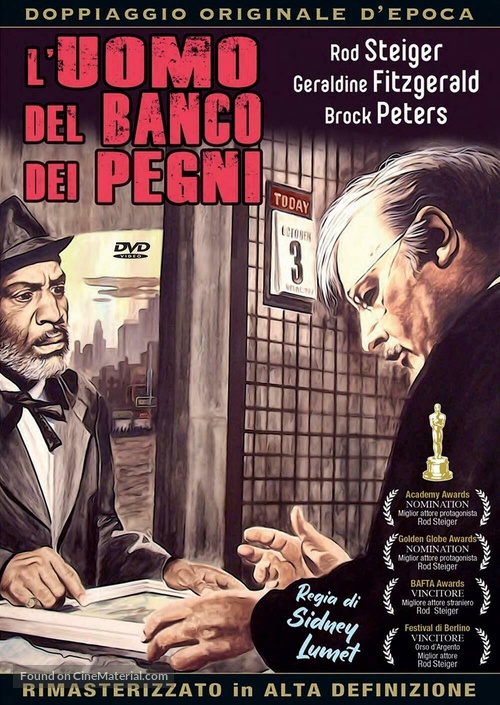 The Pawnbroker - Italian DVD movie cover
