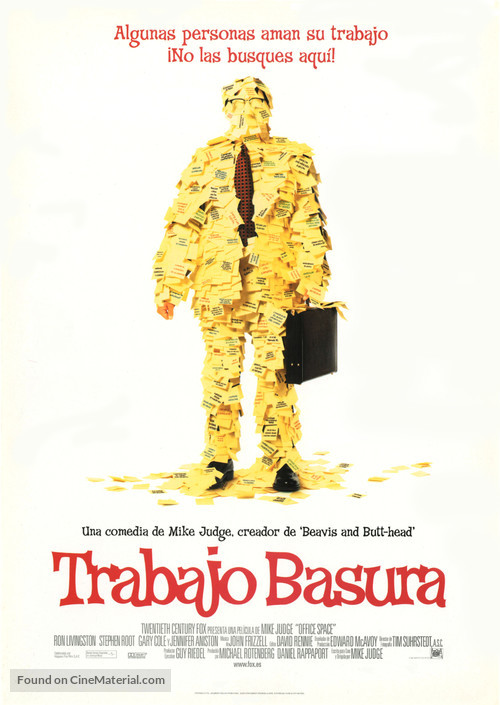 Office Space - Spanish Movie Poster