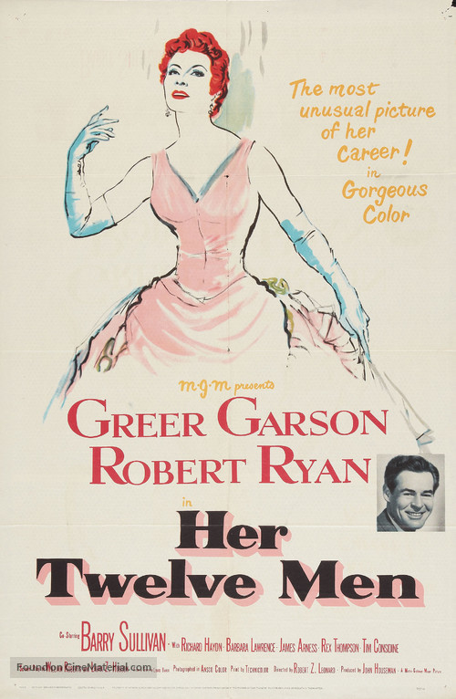 Her Twelve Men - Movie Poster