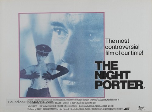 Il portiere di notte - British Movie Poster