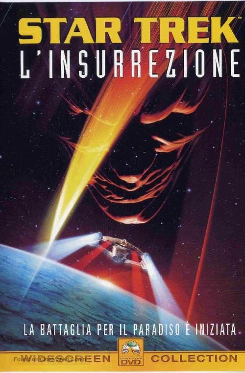 Star Trek: Insurrection - Italian DVD movie cover