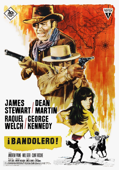 Bandolero! - Spanish Movie Poster