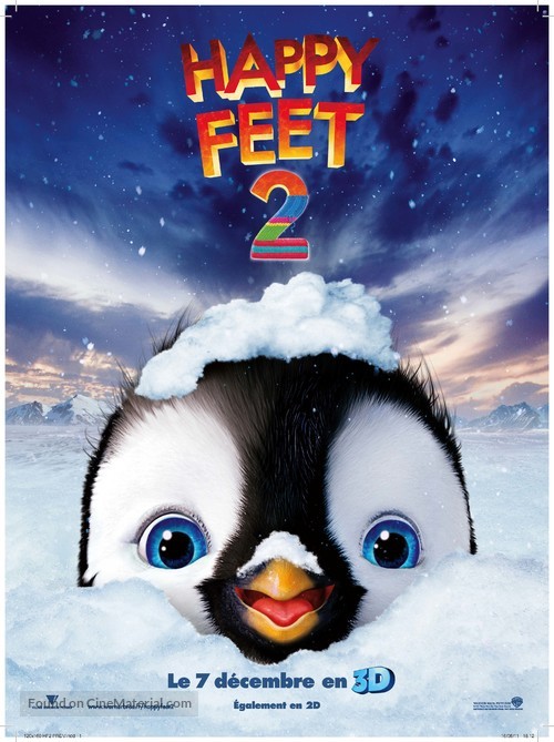 Happy Feet Two - French Movie Poster