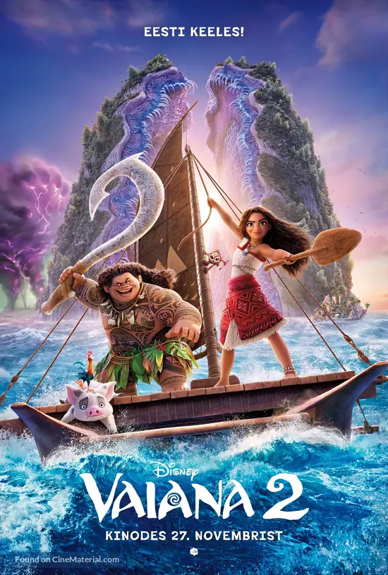 Moana 2 - Estonian Movie Poster