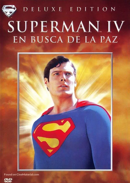 Superman IV: The Quest for Peace - Argentinian DVD movie cover