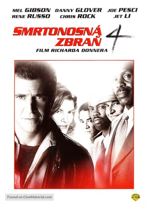 Lethal Weapon 4 - Czech Movie Cover