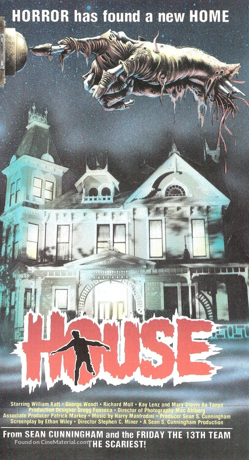 House (1986) vhs movie cover