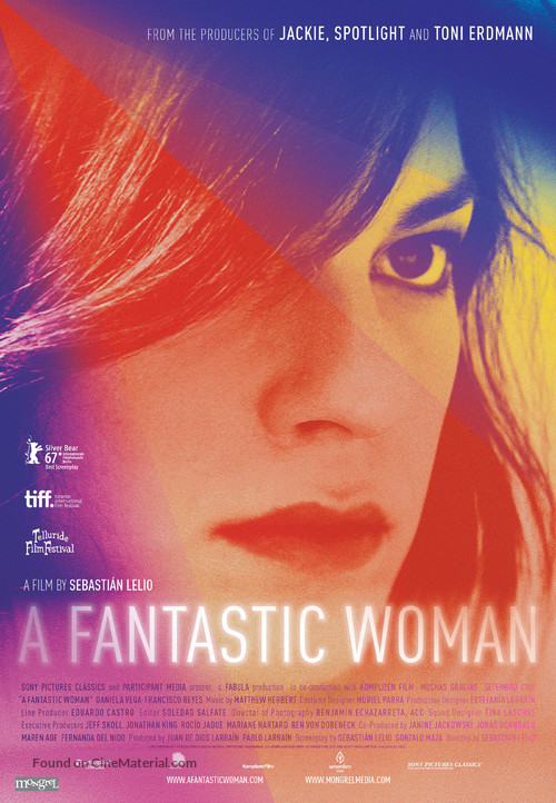 Una mujer fant&aacute;stica - Canadian Movie Poster