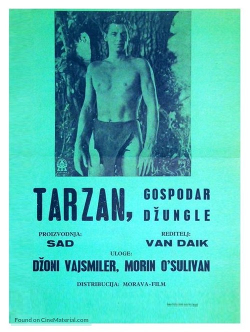 Tarzan the Ape Man - Czech Movie Poster