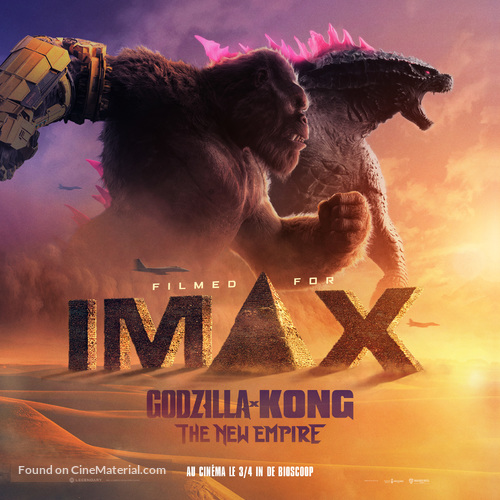 Godzilla x Kong: The New Empire - Belgian Movie Poster