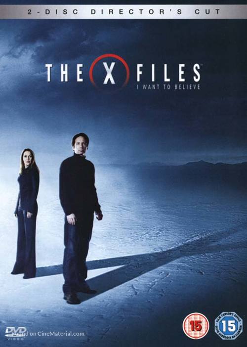 The X Files: I Want to Believe - British DVD movie cover