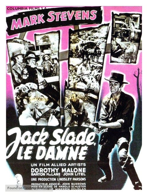 Jack Slade - French Movie Poster