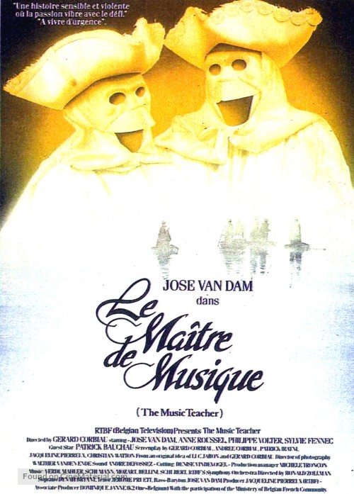 Ma&icirc;tre de musique, Le - Belgian Movie Poster