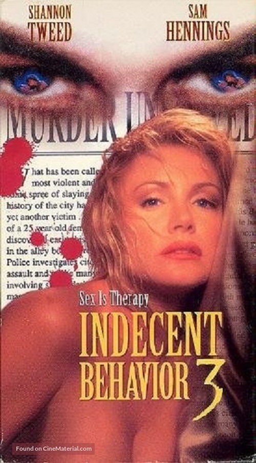 Indecent Behavior III - VHS movie cover