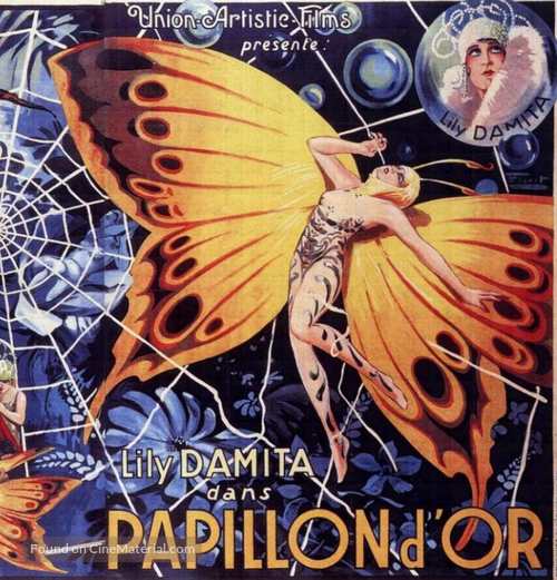 Der goldene Schmetterling - French Movie Poster