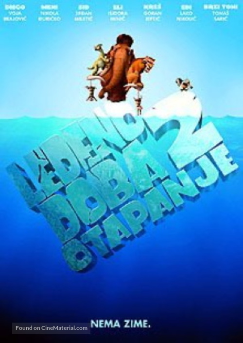 Ice Age: The Meltdown - Serbian Movie Poster