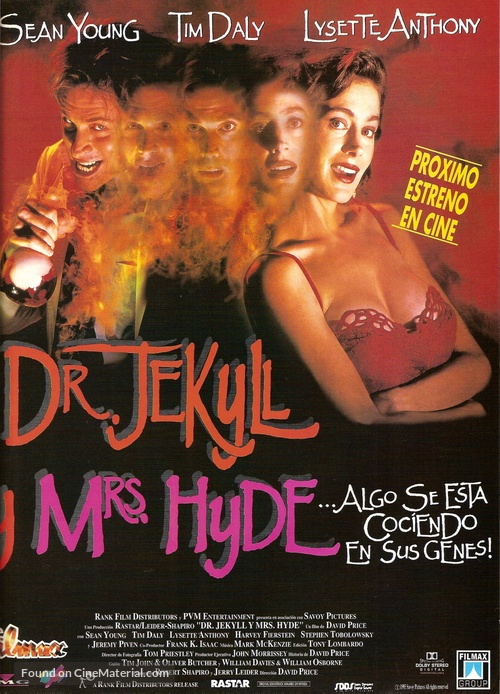 Dr. Jekyll and Ms. Hyde - Spanish Movie Poster