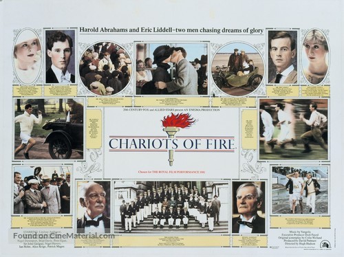 Chariots of Fire - British Movie Poster