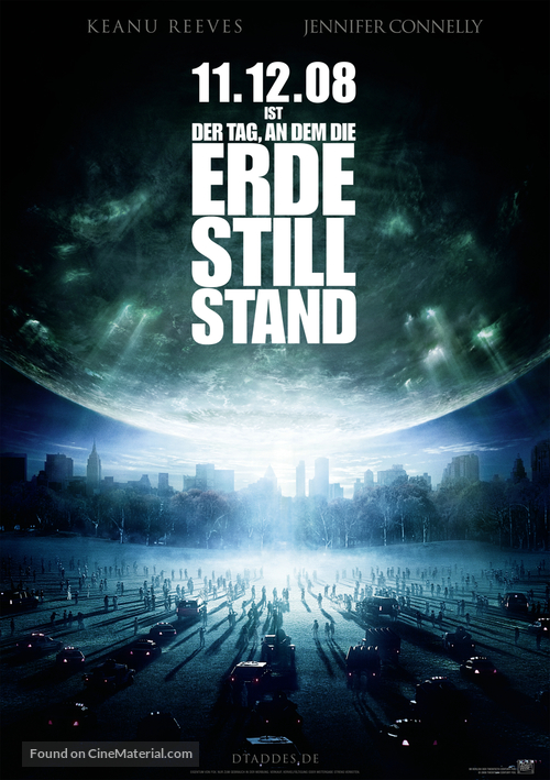 The Day the Earth Stood Still - German Movie Poster