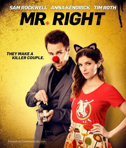 Mr. Right - Blu-Ray movie cover