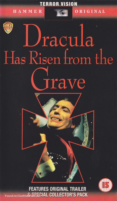 Dracula Has Risen from the Grave - British VHS movie cover