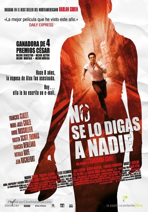 Ne le dis &agrave; personne - Spanish Movie Poster